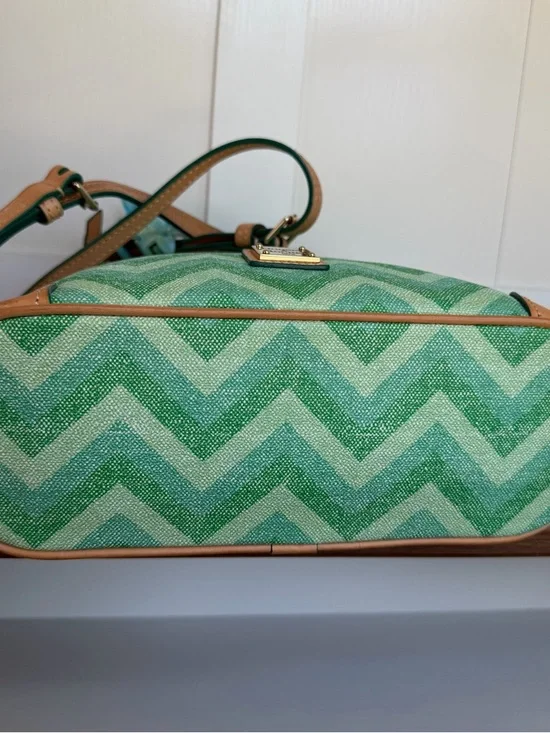 Dooney Bourke Chevron Crossbody Bag - Picture 8 of 10